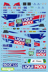 Decalcas 1:24 Scale Decal BMW M6 GT3 Turner M.Sport Daytona 2019 # DCL-DEC0050