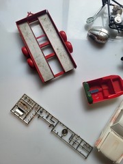 Vintage Car Bike Model Kit Parts LOT