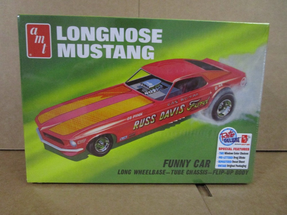 AMT/1268 1969 LONGNOSE MUSTANG FUNNY CAR FREE SHIP