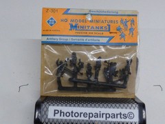 Roco Minitanks / (NEW) 1/87 WWII British Artillery Gun Crew Soldiers Lot #564Y©