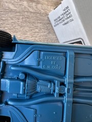 NOS! AMT/ERTL 1970 Corvette LT-1 Mulsanne Blue in 1/25 Scale