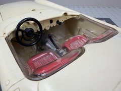 Vtg Large Ideal 1953 Chevrolet Corvette Built Model Car For Parts Motor Works