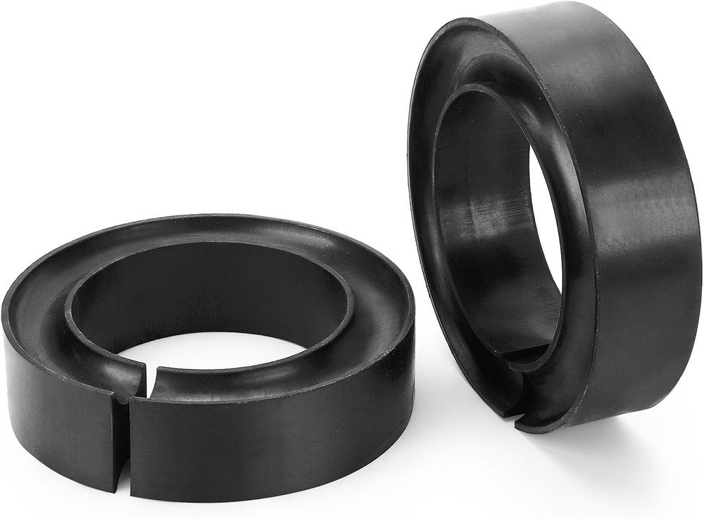 Heavy-Duty Round Rubber Coil Spring Spacer for Car, Enhance Spring Rate for 5″ &
