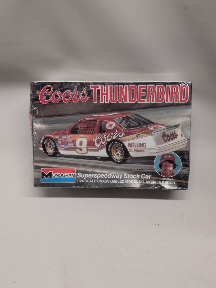 Monogram 2244 Bill Elliott Coors Thunderbird NASCAR Stock Car Factory Sealed