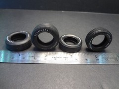 1:25 scale pad printed GOODYEAR Good Year Polyglas GT Tires 2X Front + 2X Rear