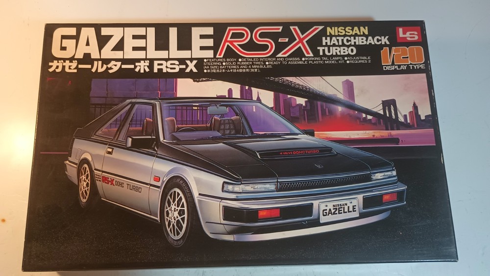 LS 1/20 Scale Nissan/Datsun Gazelle RS-X Silvia Hatchback Turbo 200sx S12 Model
