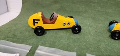 Vintage Wooden Midget Racer Kit