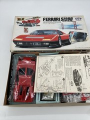 RARE Vintage “Cannonball Run” Ferrari 512BB model car kit, NIB, motorized