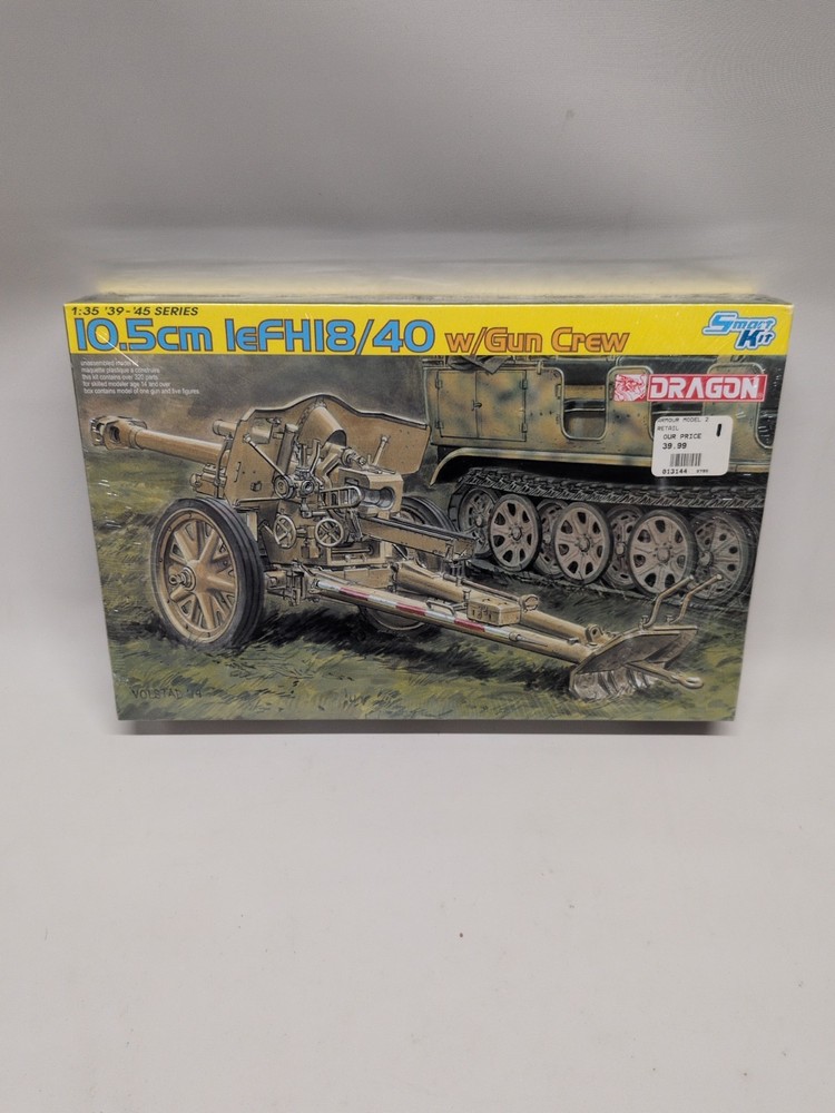 Dragon DML 6795 1:35 Scale 10.5cm leFH18/40 w/GUN Crew Factory Sealed