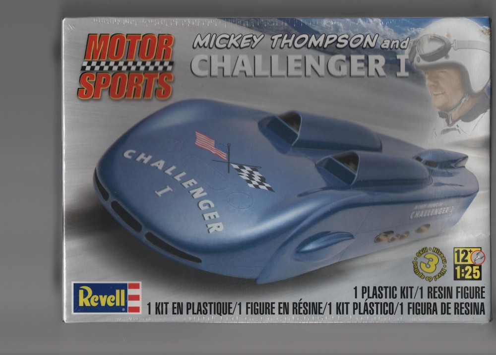 REVELL MOTOR SPORTS MICKEY THOMPSON AND CHALLENGER I MODEL KIT FACTORY SEALED