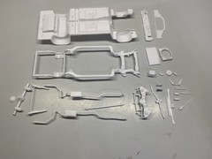 Revell 1/25 1969 CHEVELLE CHASSIS AND INTERIOR AND PARTS /JUNKYARD/DIORAMA