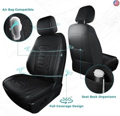 F150 Seat Covers Full Set – Pickup Truck Seat Protectors for Ford 2015-2026