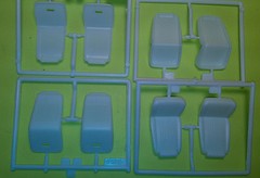 Lot of 2 1969 69 Chevy Nova COPO SS 1/25 Interior bucket seats factory stock