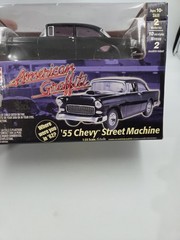 ​Revell American Graffiti ’55 Chevy Street Machine 1:25 Metal Body Vintage