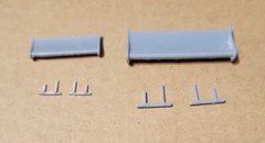 3D RESIN PRINTED 1EA 1/24 1/25 DUALLY OR DRAG TURBO WING WITH MOUNTS 60mm & 40mm