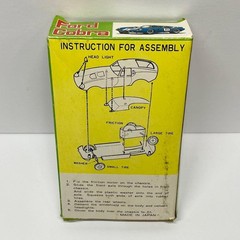 Vintage KSN Midori Ford Cobra Daytona Plastic Kit Model Japan NEW friction motor