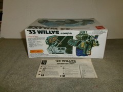 AMT 1/25 1933 WILLYS COUPE GASSER BUILT PLASTIC MODEL CAR KIT – NICE BUILD