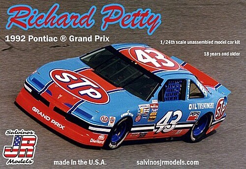 Salvinos #43 1992 Fan Appreciation Tour Atlanta Race – Plastic Model Racecar