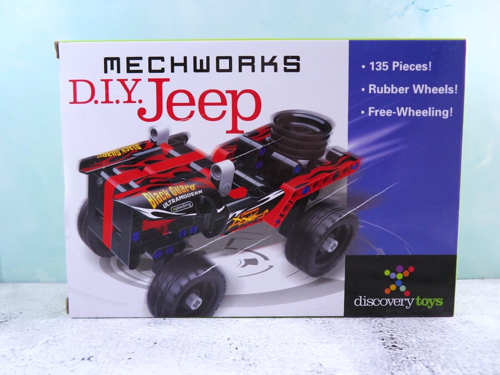 Mechworks D.I.Y. Jeep Model Discovery Toys 135 Pcs For Ages 8+ New Open Box