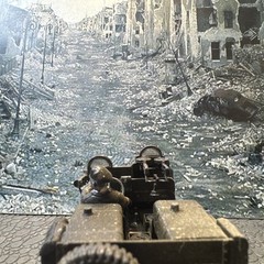 A Bridge Too Far ! British PARATROOPERS WILLYS JEEP COMMANDO CAR Vickers MGun!!