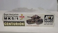AFV Club Royal Australia Armoured Corps Centurion MK.5/1 Vietnam 1/35 Model Kit