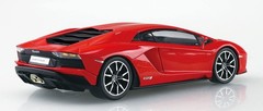 1/32 The Snap Kit Lamborghini Aventador S Pearl Red Plastic Model Kit AOSHIMA 12