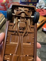 1971 Plymouth roadrunner promo amt Brown 1:25 Scale Model Car Rare Missing Seat