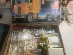 VTG AMT Original 1975 Rlse Kenworth K-123 Cabover Tractor 1/25 Model Kit # T-520