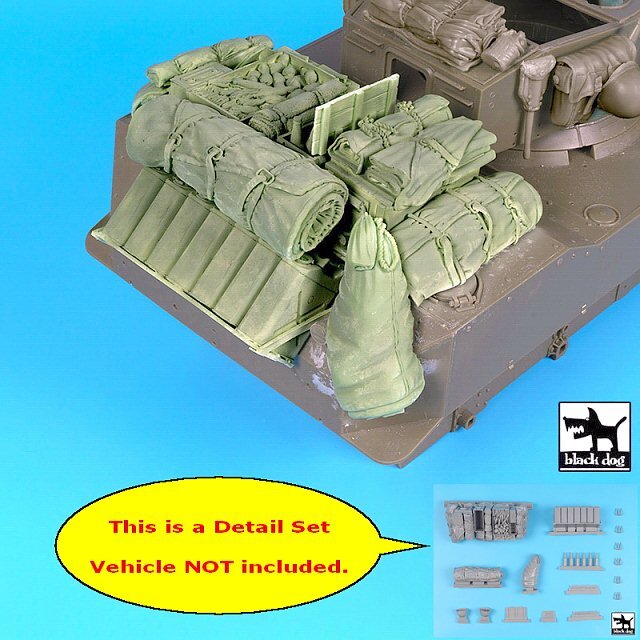 Black Dog 1/16 120mm M5A1 Stuart Stowage & Accessories #2 (Classy Hobby) T16011