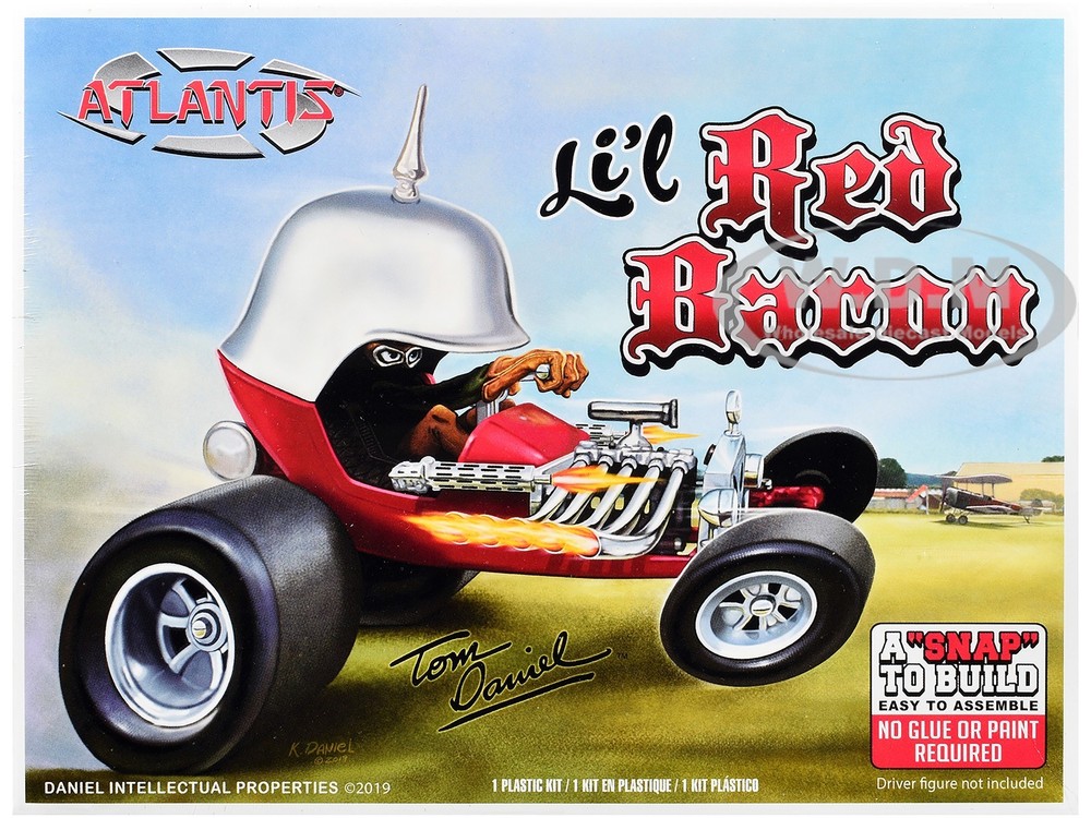 SKILL 1 MODEL KIT LIL’ RED BARON SHOW ROD 1/32 SCALE BY ATLANTIS ALM-6650