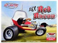 SKILL 1 MODEL KIT LIL’ RED BARON SHOW ROD 1/32 SCALE BY ATLANTIS ALM-6650
