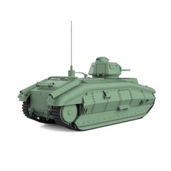SSMODEL SS35652 1/35 Military Model Kit France B1 Heavy Tank (Phase III)