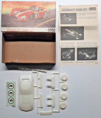 MASERATI 5000 GT Vintage 1965 1/32 Scale Plastic Model Slot Car Body Kit HAWK 04