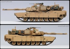ACADEMY 1/35 M1A1 Abrams Iraq 2003 Tank plastic model Kit #13202
