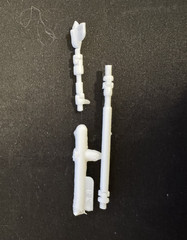 MPC 983 Warlock Dodge Stepside Pickup Parts Kit Bash Suspension Parts #38 #39