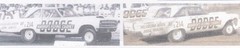 HARROP’S FLYING CARPET Dodge 1964-66 Drag 1/25th – 1/24th Scale Decals