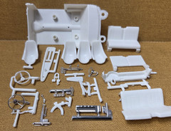 1956 Ford Victoria COMPLETE INTERIOR & UPGRADES 1:25 AMT NEW Model Kit PARTS