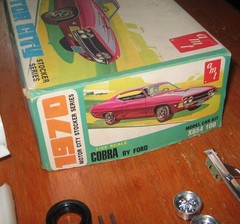 AMT 1970 Ford Torino Cobra HT Motor City Stocker Kit X854 Unpainted in Box 70