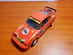 Vintage 1977 Monogram 1:24 Model Kit #2107 Porsche 911 Carrera RSR ~ Assembled