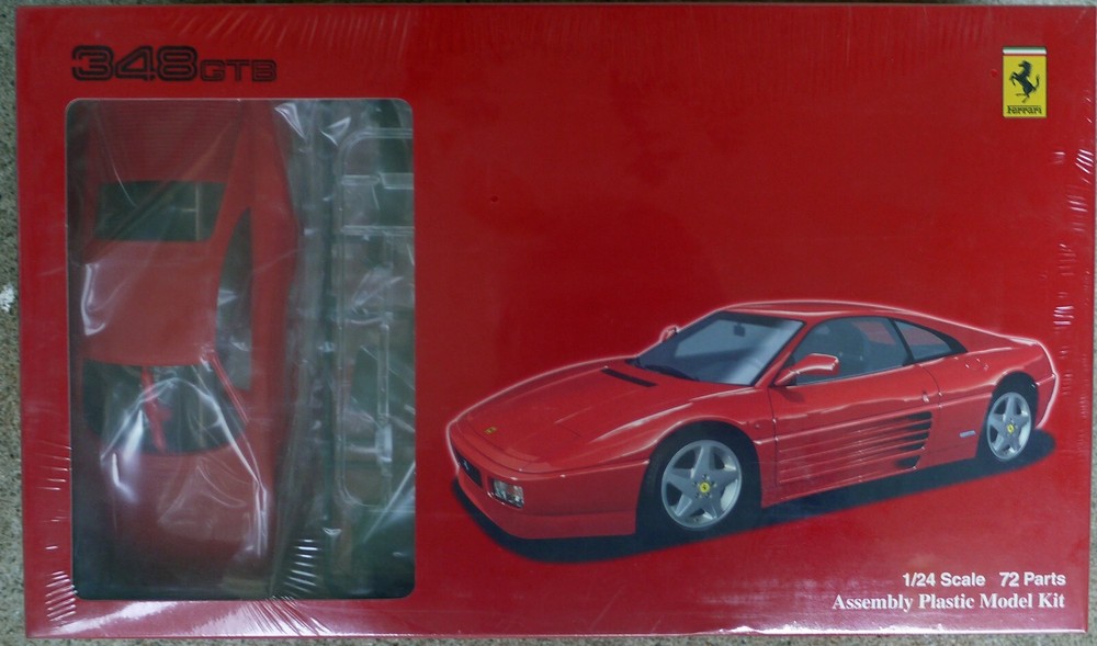 Fujimi 1/24 Scale 12262 Ferrari 348GTB Plastic Model Car Kit NEW SEALED US SHIP