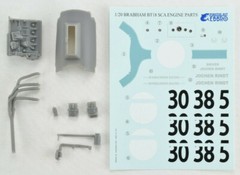 Ebbro Brabham BT-18 SCA Resin Detail Engine Parts 1/20 Model Parts 20026