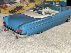 VERY RARE!! Vintage SMP 1958 Chevrolet Impala CONVERTIBLE Model Car Kit. NICE!!