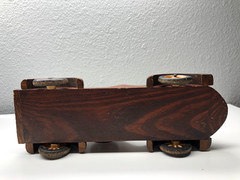 Classic Vintage Handcrafted Wooden Model Car 1933 Packard Twelve Luxury Vehicle