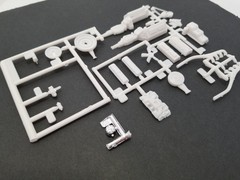 1972 Chevelle 454 V8 ENGINE / TRANSMISSION from AMT 1:25 Model Kit 72