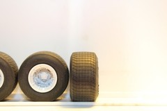 W-53 1/25 scale resin model car dirt track tires ,