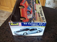 Revell 1992 Mercury Cougar XR-7 Lowrider 1:25 Scale Model Kit Box