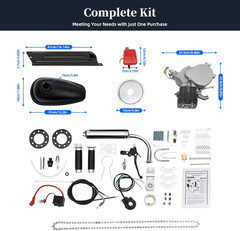 Engine Motor Kit 100CC 2-Stroke Gas Petrol Motorized Bike Bicycle Motor Engine K