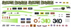 Plymouth Duster SUBLIME THOUGHTS 1/25th – 1/24th DECAL NHRA Drag