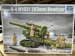 1/35 TRUMPETER B-4 M1931 203mm HOWITZER. GREAT KIT!