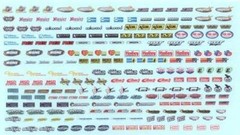 Speedway Replicas Dirt Car 1/24 1/25 Sponsor decal